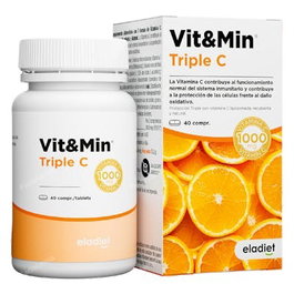 ELADIET TRIPLE C Vitamina C Liposomada 40 Comp.