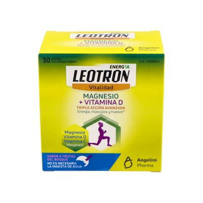 Leotron Magnesio Vitamina D Sticks 30 u Potencia tu Bienestar Diario Energía Salud Ósea Músculos Leotron Magnesio Vitamina D Sticks 30 u Potencia tu Bienestar Diario Energía Salud Ósea Músculos