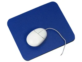 Q-connect Alfombrilla para ratón basic azul 260x220x6 mm