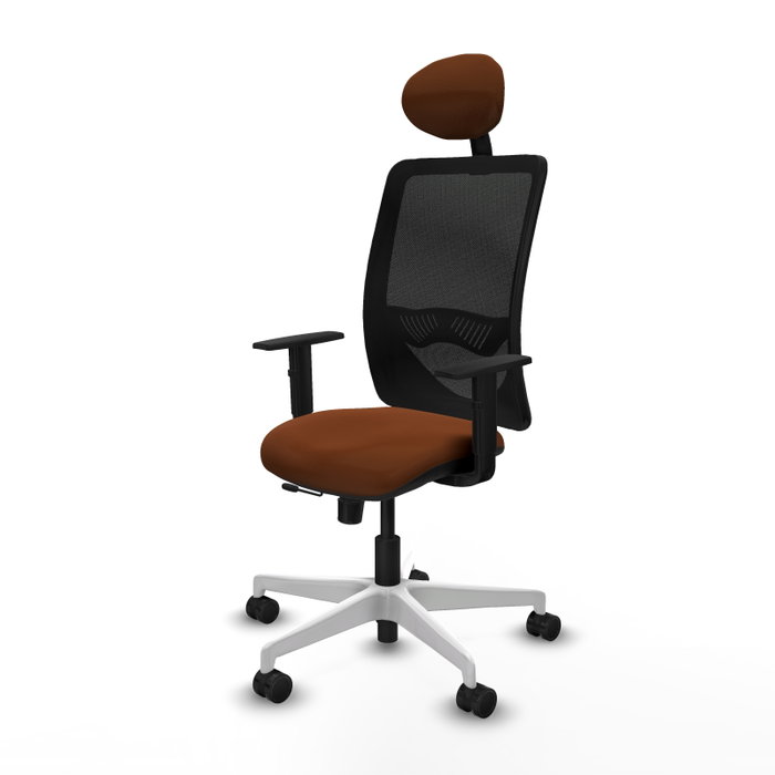 PIQUERAS Y CRESPO Silla de oficina Zulema Marrón y Negro PIQUERAS Y CRESPO Silla de oficina Zulema Marrón y Negro