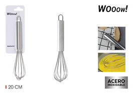 Wooow Batehuevos Acero Inoxidable 20 cm Privilege (48 Unidades)