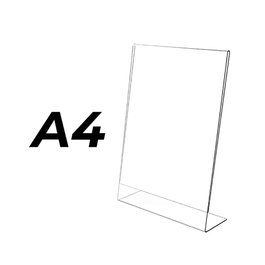 Compossar Expositor Inclinado Metacrilato Transparente A4 21x29,7cm 3mm