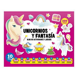 Juego Imagiland Bloc De Actividades Y Juegos Unicornios Y Fantasia