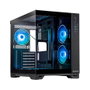 Chieftec Visio GM-30B-TG-OP Negro Cubo PC con Panel de Vidrio Templado y Iluminación Multi