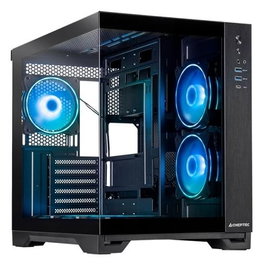 Chieftec Visio GM-30B-TG-OP Caja Midi Tower Micro ATX/ATX/Mini ITX Cristal Templado USB 3.2 Tipo C