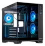 Chieftec Visio GM-30B-TG-OP Caja Midi Tower Micro ATX/ATX/Mini ITX Cristal Templado USB 3.2 Tipo C