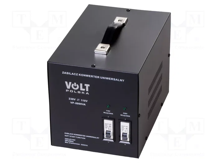 VOLT POLSKA Autotransformador Fijo 5000VA 110V/230V VOLT POLSKA Autotransformador Fijo 5000VA 110V/230V