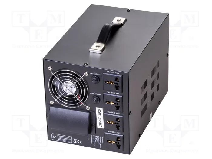 VOLT POLSKA Autotransformador Fijo 5000VA 110V/230V VOLT POLSKA Autotransformador Fijo 5000VA 110V/230V