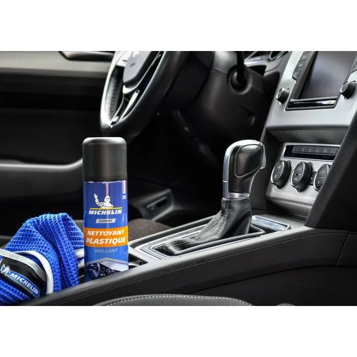 Michelin Expert Gloss Plastics - Limpiador y protector para plásticos interiores brillantes y satinados - 400 ml Michelin Expert Gloss Plastics - Limpiador y protector para plásticos interiores brillantes y satinados - 400 ml
