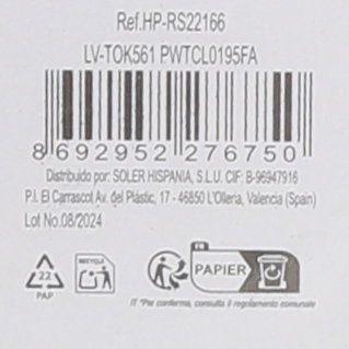 LAV Copa de Vino y Agua Tokyo Color, 365 cc, Color Rosa, 19.7 cm de Alto, Cristal - TOK561.0195 (24 Unidades)