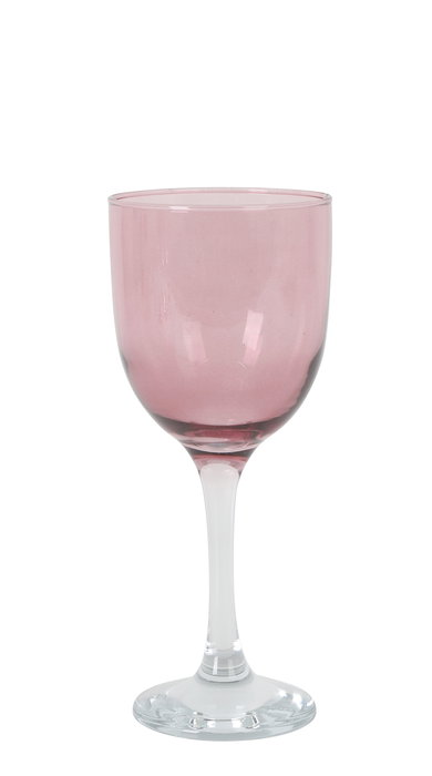 LAV Copa de Vino y Agua Tokyo Color, 365 cc, Color Rosa, 19.7 cm de Alto, Cristal - TOK561.0195 (24 Unidades)