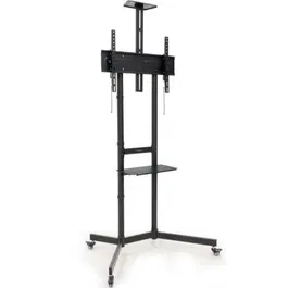 TooQ Soporte de Suelo Inclinable con Ruedas FS1151M-B para TV de 37-70"/ hasta 70kg Negro
