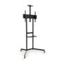 Tooq Soporte Suelo Con Ruedas Pantallas 37-70" Vesa Ajustable Con Estantes