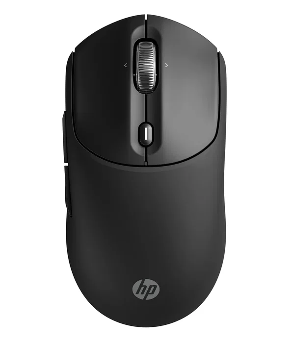 HP Ratón Rechargeable Wireless Mouse 700, Inalámbrico Recargable RF + Bluetooth, 6000 DPI, Botón Copilot, 7 Botones Programables, Ambidiestro, Negro