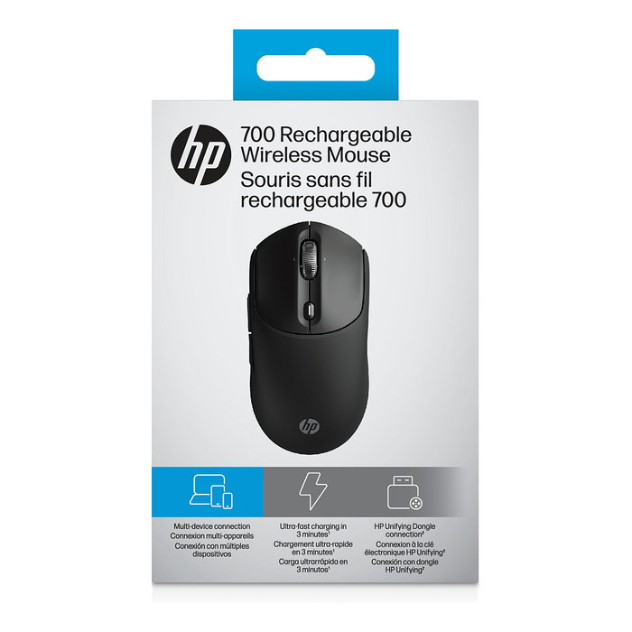 HP Ratón inalámbrico recargable 700