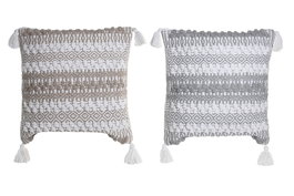 DKD Home Decor Cojín de Algodón Surtido 45x15x45 cm, 2 unidades