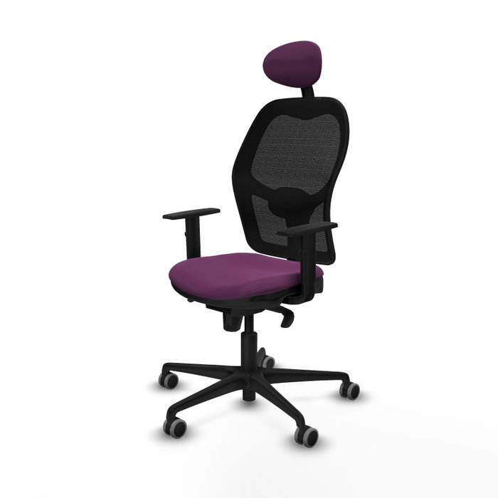 PIQUERAS Y CRESPO Silla de oficina Jorquera Morado/Negro