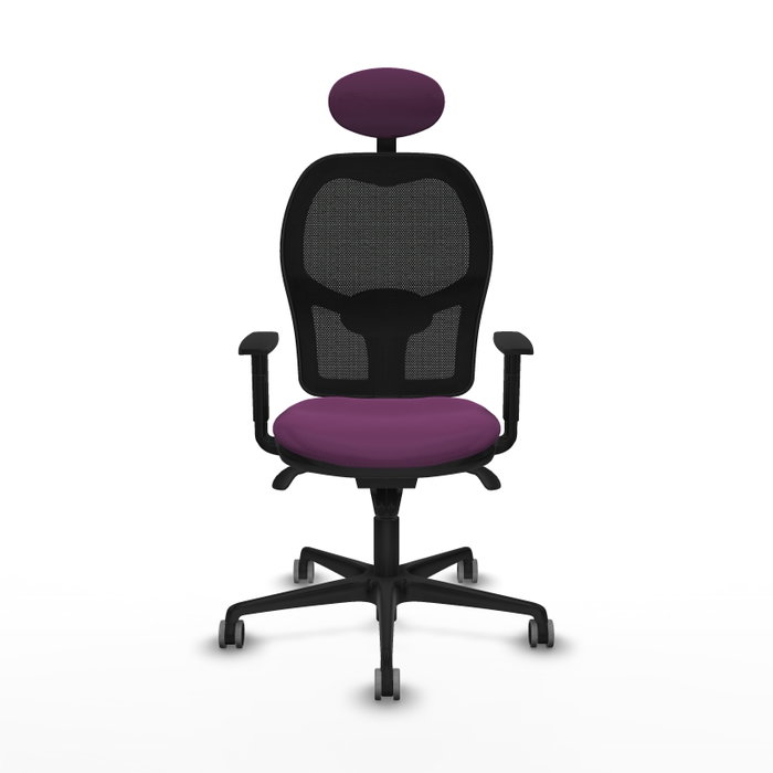 PIQUERAS Y CRESPO Silla de oficina Jorquera Morado/Negro