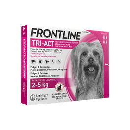 Frontline Tri-Act XS 6 Pipetas (2-5kg) de antiparasitario externo