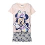 Pijama Corto Single Jersey Minnie Talla 4 años - Light Yellow