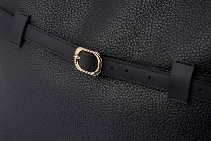 Vince Camuto Ros Black Bolso Tote Mujer Negro 100% Cuero de Polivinilo Vince Camuto Ros Black Bolso Tote Mujer Negro 100% Cuero de Polivinilo
