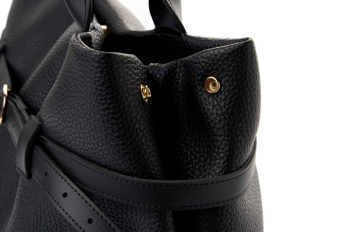 Vince Camuto Ros Black Bolso Tote Mujer Negro 100% Cuero de Polivinilo Vince Camuto Ros Black Bolso Tote Mujer Negro 100% Cuero de Polivinilo