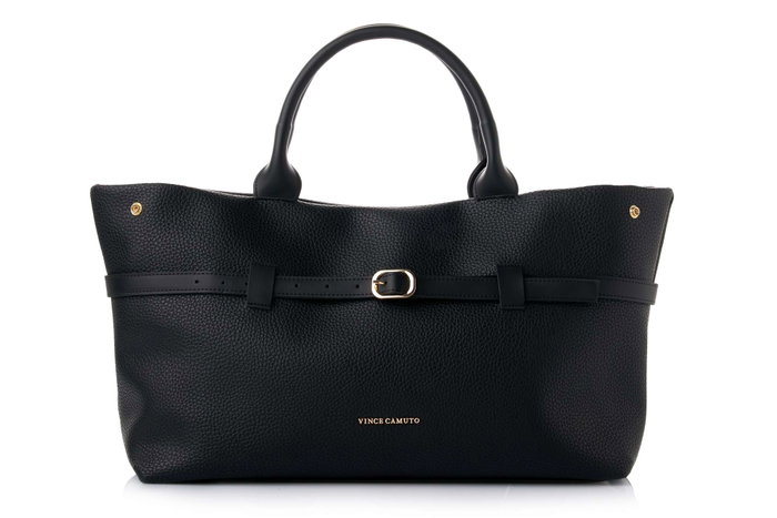 Vince Camuto Ros Black Bolso Tote Mujer Negro 100% Cuero de Polivinilo Vince Camuto Ros Black Bolso Tote Mujer Negro 100% Cuero de Polivinilo