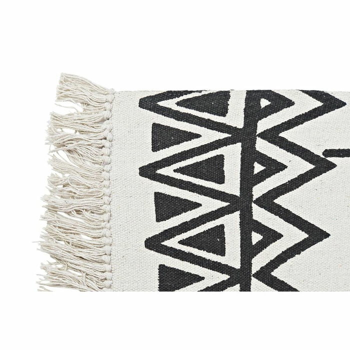 DKD Home Decor Alfombra de Algodón con Estampado IKAT 160x250x0,7 cm