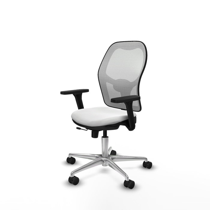 PIQUERAS Y CRESPO Silla de oficina Jorquera Blanca con mecanismo Sincro/Traslack PIQUERAS Y CRESPO Silla de oficina Jorquera Blanca con mecanismo Sincro/Traslack