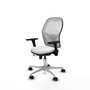 PIQUERAS Y CRESPO Silla de oficina Jorquera Blanca con mecanismo Sincro/Traslack