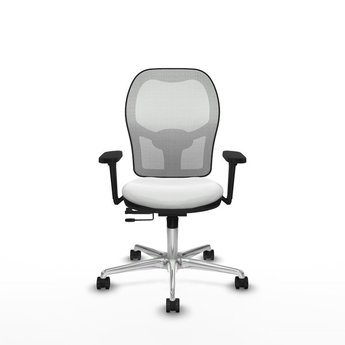 PIQUERAS Y CRESPO Silla de oficina Jorquera Blanca con mecanismo Sincro/Traslack PIQUERAS Y CRESPO Silla de oficina Jorquera Blanca con mecanismo Sincro/Traslack