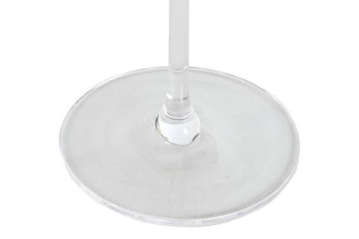 DKD Home Decor Set de 6 Copas de Cristal Rayadas de 400 ml