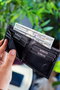 Zoozie Bags Cartera para Hombre David - Black