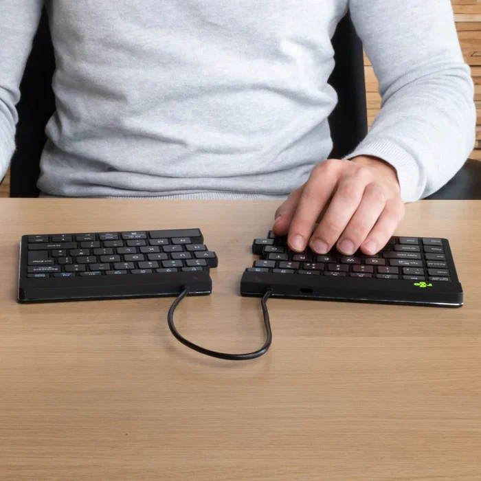 R-go tools Split Break Keyboard QWERTY Portugués Bluetooth Negro R-go tools Split Break Keyboard QWERTY Portugués Bluetooth Negro