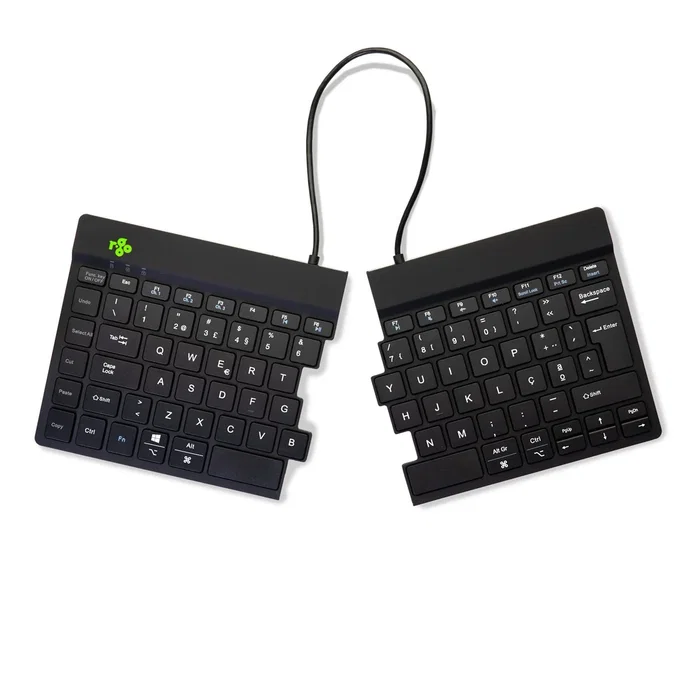 R-go tools Split Break Keyboard QWERTY Portugués Bluetooth Negro R-go tools Split Break Keyboard QWERTY Portugués Bluetooth Negro