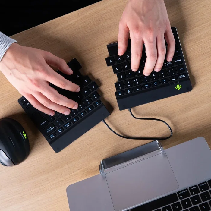 R-go tools Split Break Keyboard QWERTY Portugués Bluetooth Negro R-go tools Split Break Keyboard QWERTY Portugués Bluetooth Negro
