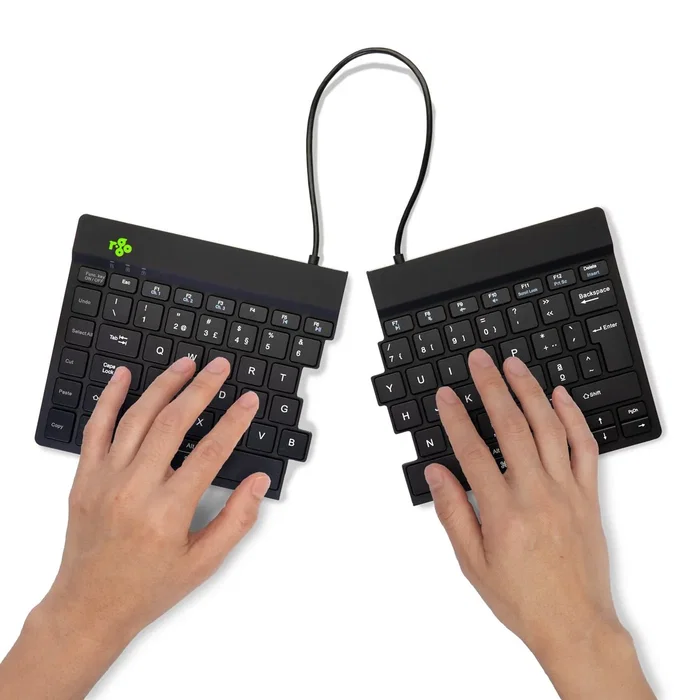 R-go tools Split Break Keyboard QWERTY Portugués Bluetooth Negro R-go tools Split Break Keyboard QWERTY Portugués Bluetooth Negro