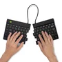 R-go tools Split Break Keyboard QWERTY Portugués Bluetooth Negro