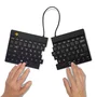 R-go tools Split Break Keyboard QWERTY Portugués Bluetooth Negro