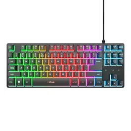 Trust GXT 833 Thado TKL Teclado Mecánico Gaming US Layout Negro