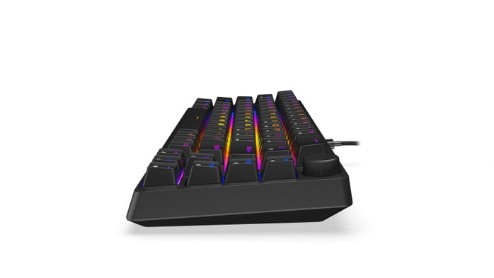 KRUX ATAX 65% Pro RGB Teclado Mecánico Outemu Red, Layout Polaco, 65% Compacto