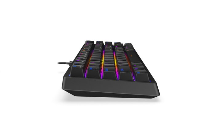 KRUX ATAX 65% Pro RGB Teclado Mecánico Outemu Red, Layout Polaco, 65% Compacto