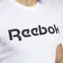 Camiseta de Manga Corta Hombre Reebok Graphic Series Linear Logo Blanco 2XL