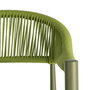 Silla Apilable Aluminio-Rattán Pe 56 X 58 X 76 cm (Set de 2)