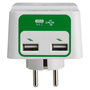 APC Essential SurgeArrest PM1WU2-GR con 1 Salida AC y 2 Puertos USB Blanco