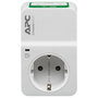 APC Essential SurgeArrest PM1WU2-GR con 1 Salida AC y 2 Puertos USB Blanco
