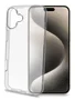 Celly GELSKIN1080 Funda Protectora para iPhone 16 Plus - TPU Transparente Antigolpes, Antirrayones y Antisuciedad - Pantalla 6.7" (17 cm)