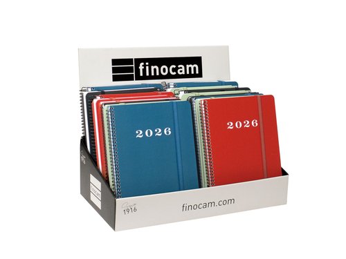 Finocam Agenda Anual 2026 My Espiral Surtido Expositor de 16 Finocam Agenda Anual 2026 My Espiral Surtido Expositor de 16