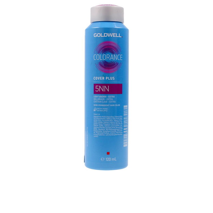 Goldwell COLORANCE demi-permanent #5NN - Tinte de Cabello Brillante e Intenso que Nutre y Cubre Canas Hasta 25 Lavados - 120 ml Goldwell COLORANCE demi-permanent #5NN - Tinte de Cabello Brillante e Intenso que Nutre y Cubre Canas Hasta 25 Lavados - 120 ml