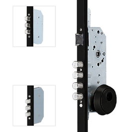 Tesa Cerradura Tlb36Sclne Sin Cilindro 3P Acabado Negro